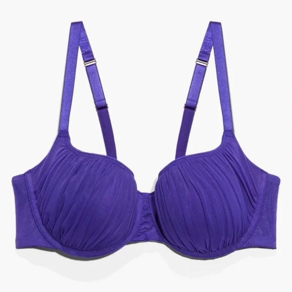 Savage x Fenty Gathered Mesh Balconette Bra